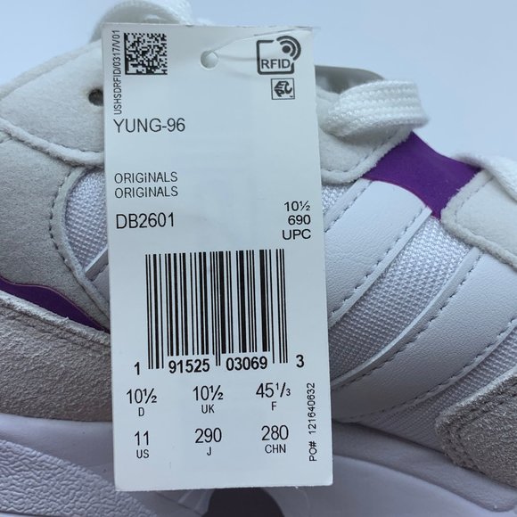 Adidas Yung 96 White Purple main image 8